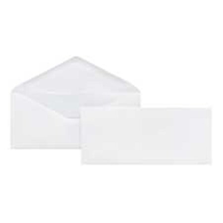 The Workstation Products  Fully Gummed Envelope- 24Lb- V-Flap- No 10- 4-.13in.x9-.50in. TH1189841
